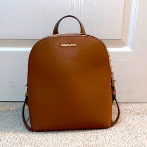 Cindy Large Saffiano Leather Backpack